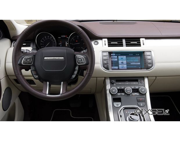 Защитное стекло Pixsel на монитор LAND ROVER RANGE ROVER EVOQUE - 7.6“ 2011 - 2015 (гибридное мат)