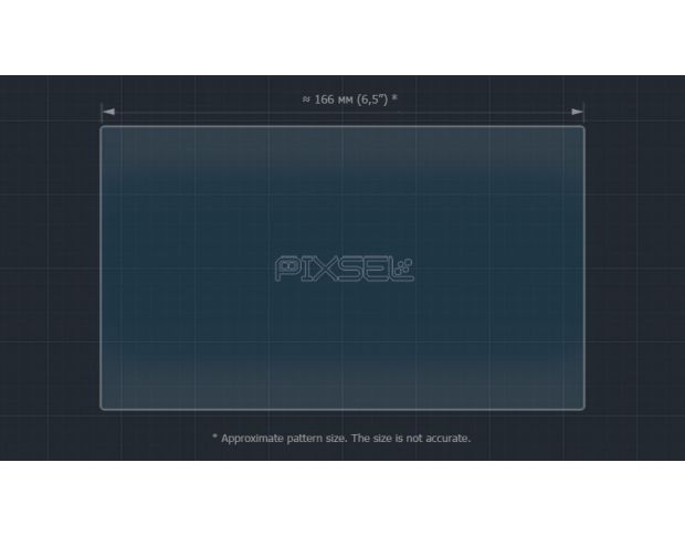 Защитное стекло Pixsel на монитор LAND ROVER RANGE ROVER EVOQUE - 7.6“ 2011 - 2015 (гибридное мат)