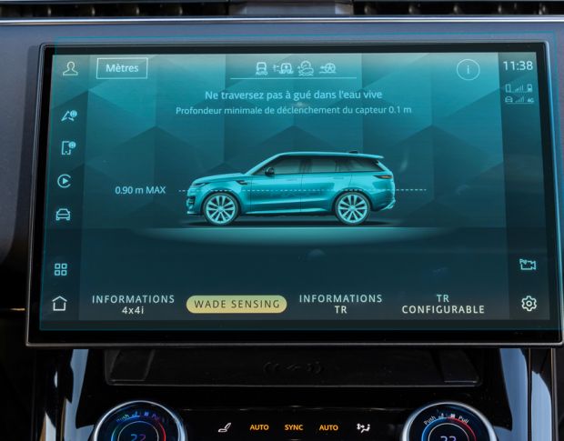 Захисне скло Pixsel на монітор LAND ROVER RANGE ROVER SPORT - 13.8“ 2022 - (гібридне глянець)