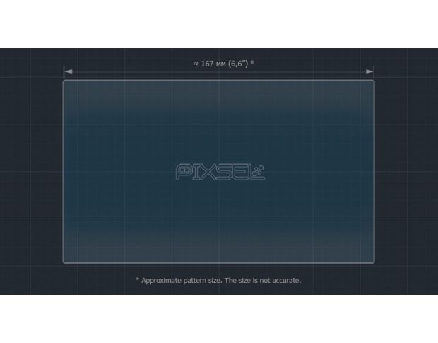 Захисне скло Pixsel на монітор LAND ROVER RANGE ROVER SPORT - 7.6“ 2014 - 2017 (гібридне глянець)