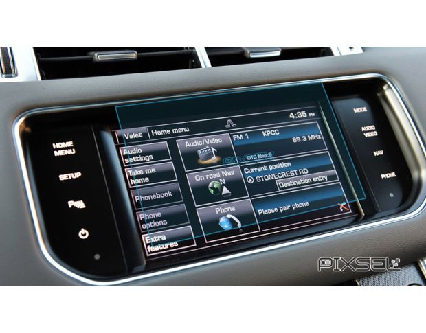 Захисне скло Pixsel на монітор LAND ROVER RANGE ROVER SPORT - 7.6“ 2014 - 2017 (гібридне глянець)
