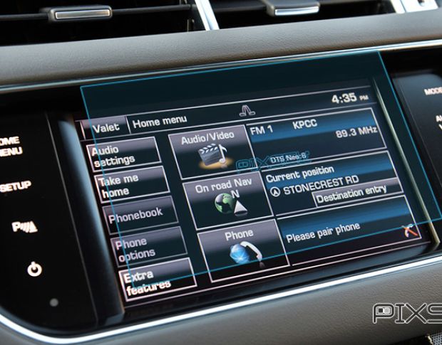 Захисне скло Pixsel на монітор LAND ROVER RANGE ROVER SPORT - 7.6“ 2014 - 2017 (гібридне глянець)