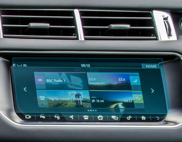 Защитное стекло Pixsel на монитор LAND ROVER RANGE ROVER SPORT - 9.9“ 2014 - 2017 (гибридное глянец)