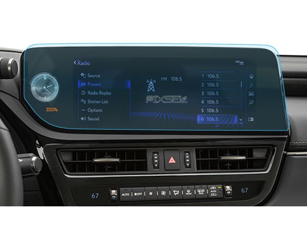 Захисне скло Pixsel на монітор LEXUS ES - 17.3“ 2022 - (гібридне мат)