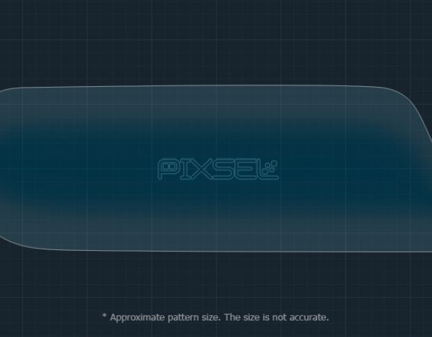 Захисне скло Pixsel на монітор LEXUS ES - 17.4“ 2022 - (гібридне глянець)