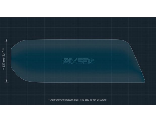Захисне скло Pixsel на монітор LEXUS ES - 17.4“ 2022 - (гібридне глянець)