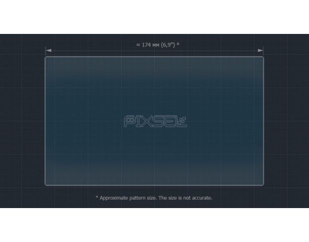 Захисне скло Pixsel на монітор LEXUS ES - 7.9“ 2012 - 2015 (гібридне мат)
