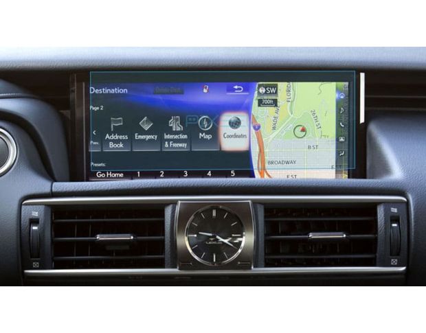 Захисне скло Pixsel на монітор LEXUS IS - 10.5“ 2013 - 2016 (гібридне глянець)