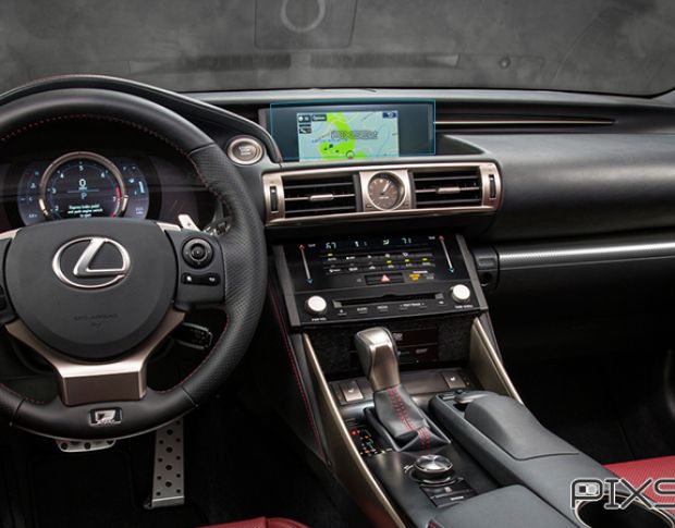 Защитное стекло Pixsel на монитор LEXUS IS - 10.5“ 2013 - 2016 (гибридное мат)