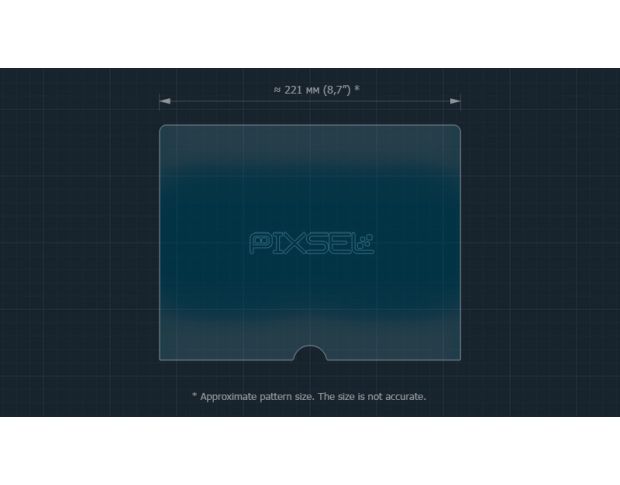 Захисне скло Pixsel на монітор LEXUS LBX - 11.1“ 2023 - (гібридне глянець)