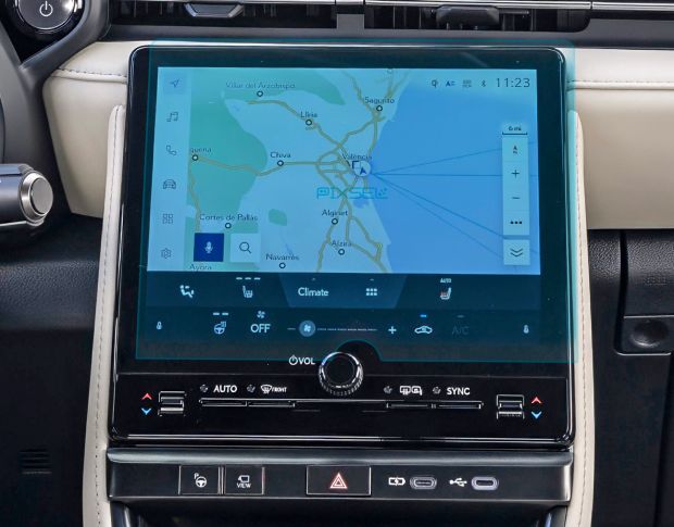 Захисне скло Pixsel на монітор LEXUS LBX - 11.1“ 2023 - (гібридне глянець)