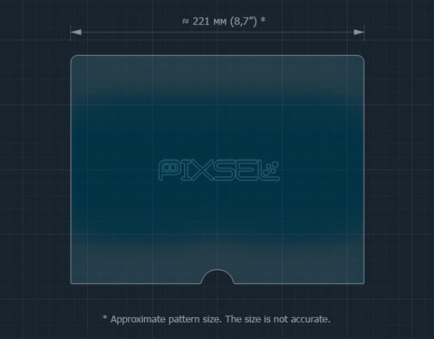 Захисне скло Pixsel на монітор LEXUS LBX - 11.1“ 2023 - (гібридне мат)