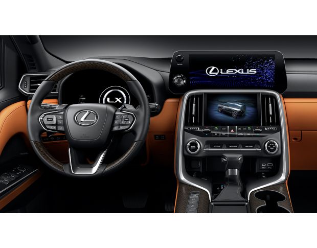 Захисне скло Pixsel на монітор LEXUS LX - 17.2“ 2021 - (гібридне глянець)
