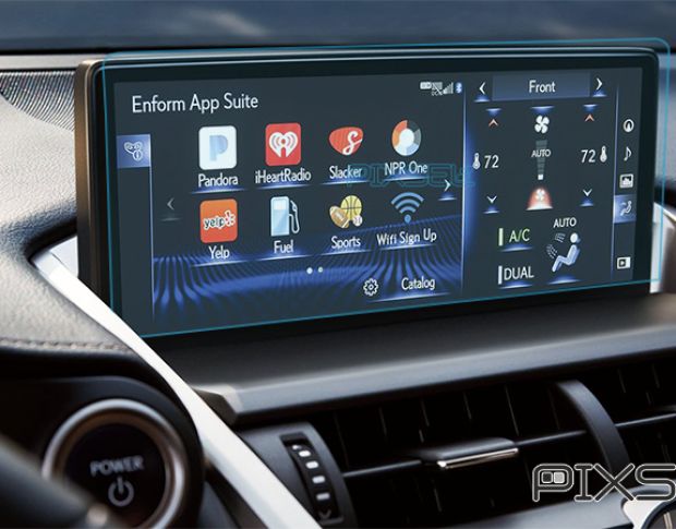 Захисне скло Pixsel на монітор LEXUS NX - 11.3“ 2018 - 2021 (гібридне мат)
