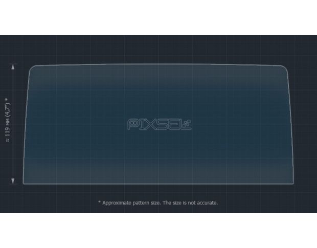 Защитное стекло Pixsel на монитор LEXUS NX - 11.5“ 2018 - 2021 (гибридное мат)