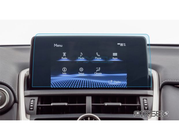 Защитное стекло Pixsel на монитор LEXUS NX - 11.5“ 2018 - 2021 (гибридное мат)