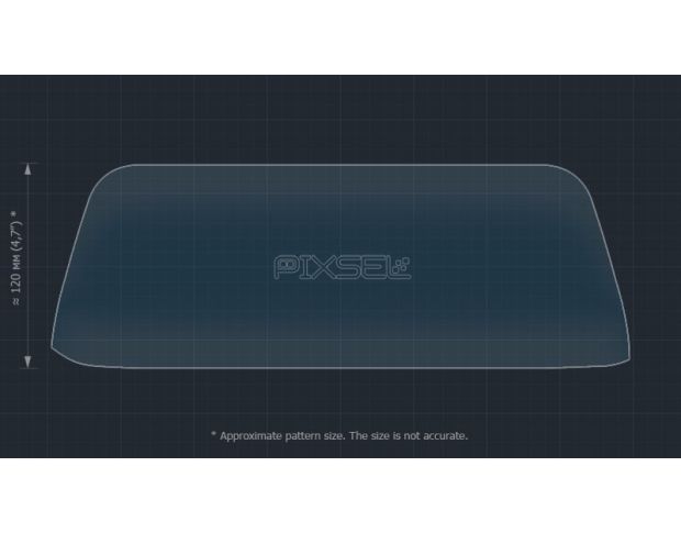 Захисне скло Pixsel на монітор LEXUS RX - 14.3“ 2020 - 2022 (гібридне глянець)