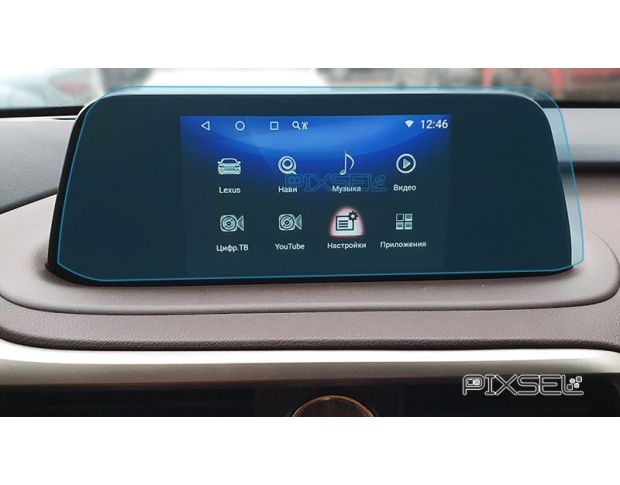 Захисне скло Pixsel на монітор LEXUS RX - 14.3“ 2020 - 2022 (гібридне глянець)