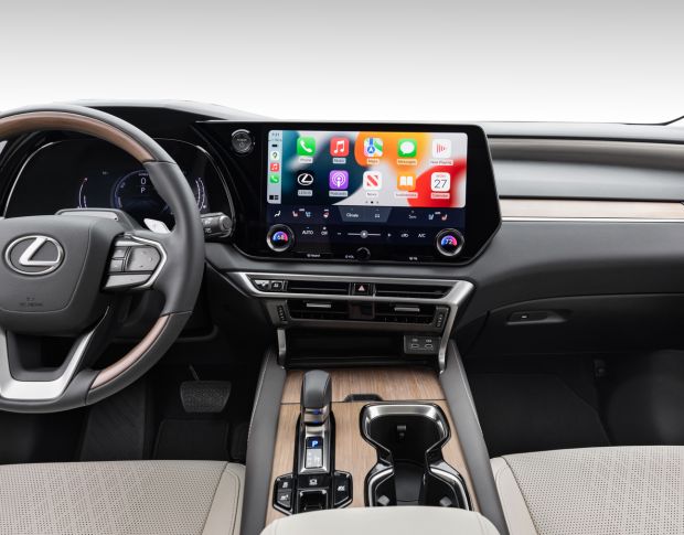 Защитное стекло Pixsel на монитор LEXUS RX - 16.5“ 2023 - (гибридное глянец)