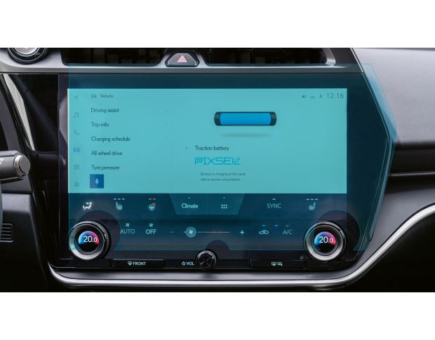 Захисне скло Pixsel на монітор LEXUS RZ - 16.3“ 2023 - (гібридне мат)