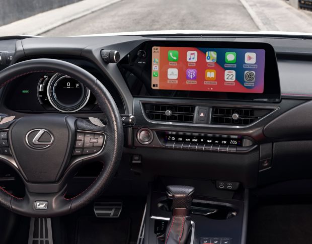 Защитное стекло Pixsel на монитор LEXUS UX - 17.6“ 2021 - (гибридное глянец)