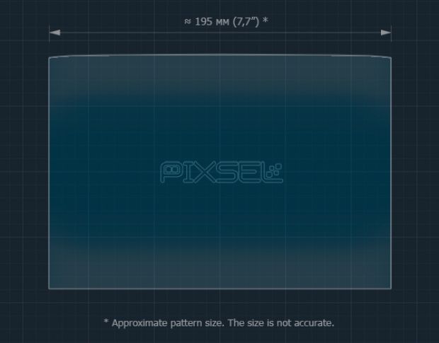 Защитное стекло Pixsel на монитор LEXUS UX - 9.3“ 2021 - (гибридное глянец)