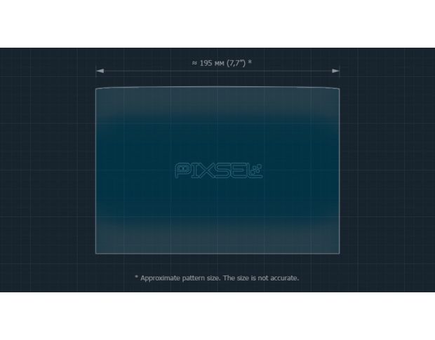 Захисне скло Pixsel на монітор LEXUS UX - 9.3“ 2021 - (гібридне мат)