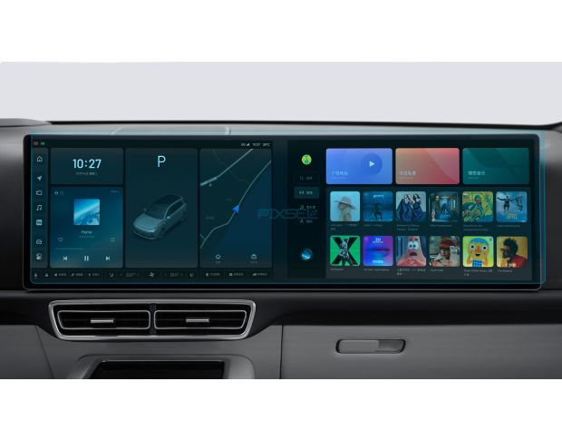 Защитное стекло Pixsel на монитор LI AUTO L9 - 29.5“ 2022 - (гибридное глянец)
