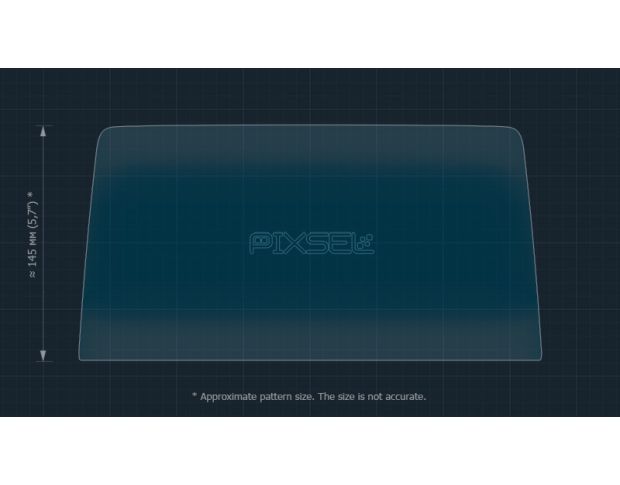 Захисне скло Pixsel на монітор MAXUS EDELIVER 9 - 12.6“ 2021 - (гібридне глянець)