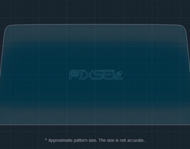 Захисне скло Pixsel на монітор MAXUS EDELIVER 9 - 12.6“ 2021 - (гібридне мат)