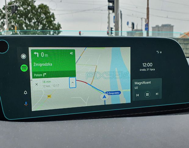 Захисне скло Pixsel на монітор MAZDA 3 - 13“ 2019 - 2023 (гібридне глянець)