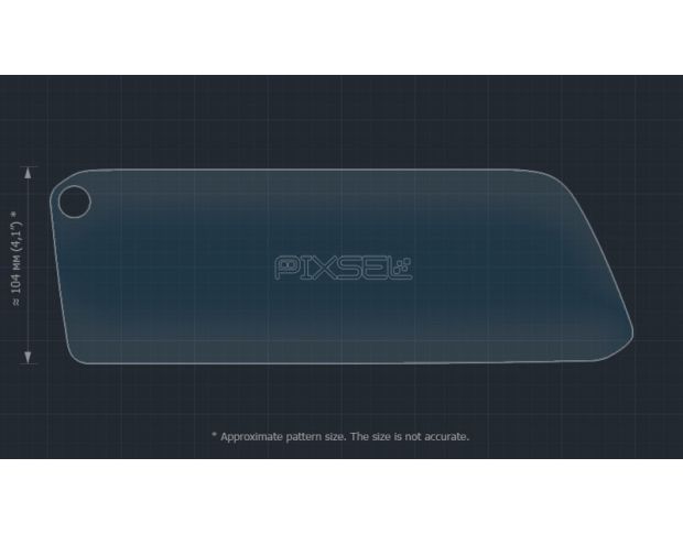 Захисне скло Pixsel на монітор MAZDA 3 - 13“ 2019 - 2023 (гібридне глянець)