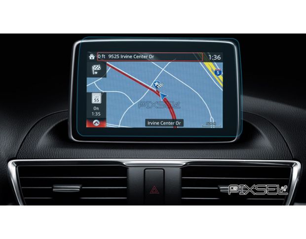Захисне скло Pixsel на монітор MAZDA 3 - 8.4“ 2013 - 2015 (гібридне глянець)