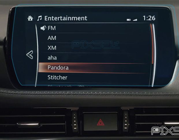 Захисне скло Pixsel на монітор MAZDA 6 - 9.8“ 2018 - (гібридне глянець)