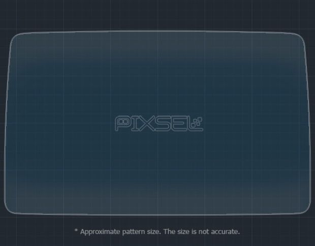Защитное стекло Pixsel на монитор MAZDA CX-3 - 8.4“ 2015 - (гибридное глянец)