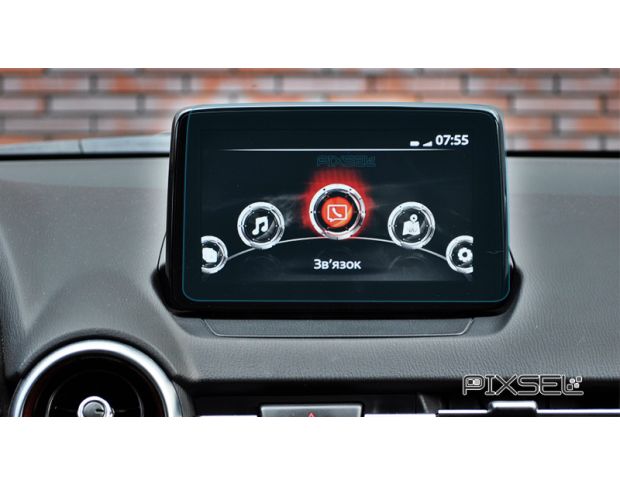 Захисне скло Pixsel на монітор MAZDA CX-3 - 8.4“ 2015 - (гібридне мат)