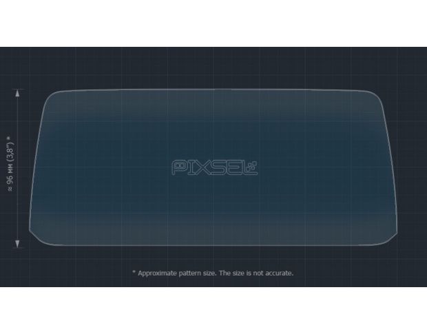 Защитное стекло Pixsel на монитор MAZDA CX-5 - 9.7“ 2018 - 2019 (гибридное мат)
