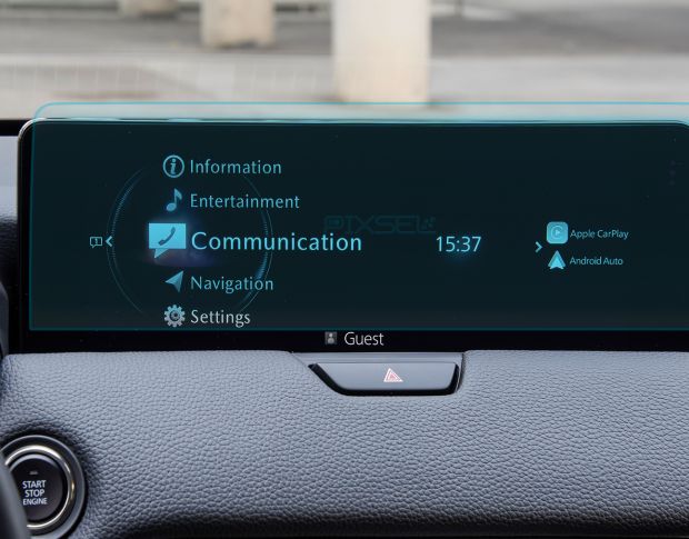 Захисне скло Pixsel на монітор MAZDA CX-60 - 14.9“ 2022 - (гібридне глянець)
