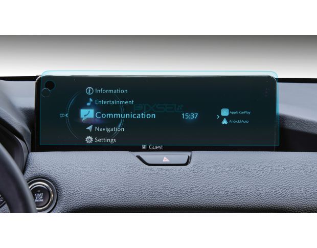 Защитное стекло Pixsel на монитор MAZDA CX-70 - 14.9“ 2024 - (гибридное глянец)