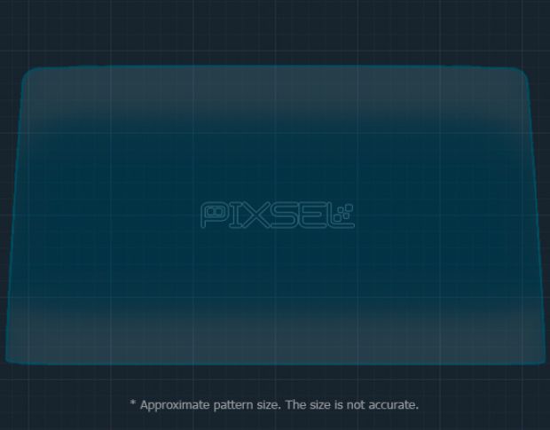 Защитное стекло Pixsel на монитор MAZDA CX-9 - 10.4“ 2020 - (гибридное мат)