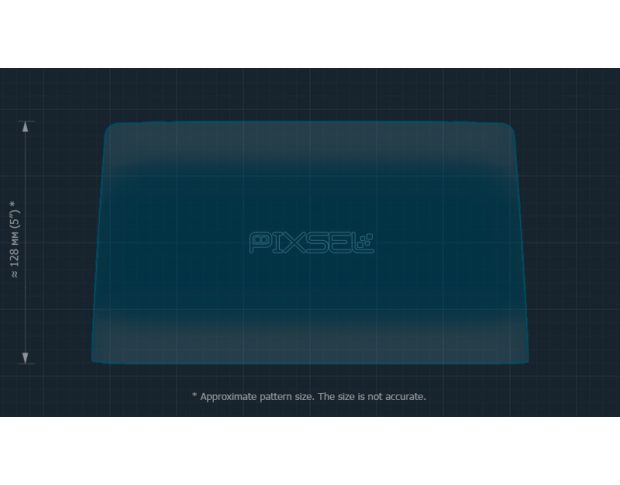 Защитное стекло Pixsel на монитор MAZDA CX-9 - 10.4“ 2020 - (гибридное мат)