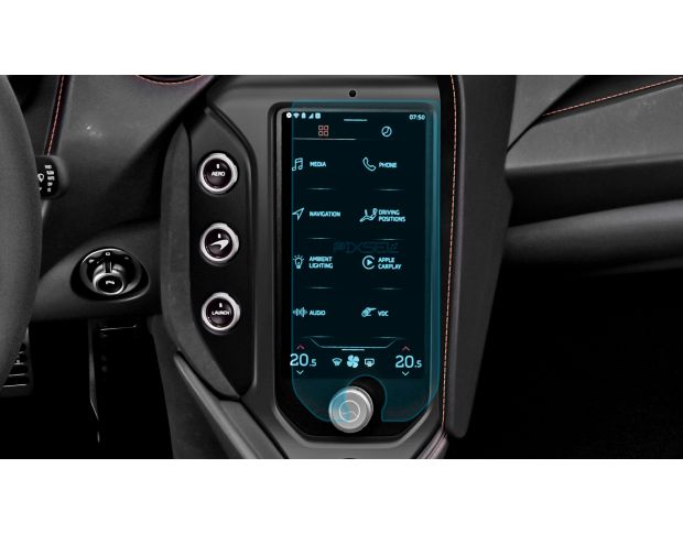 Защитное стекло Pixsel на монитор MCLAREN 750S - 9.4“ 2023 - (гибридное мат)