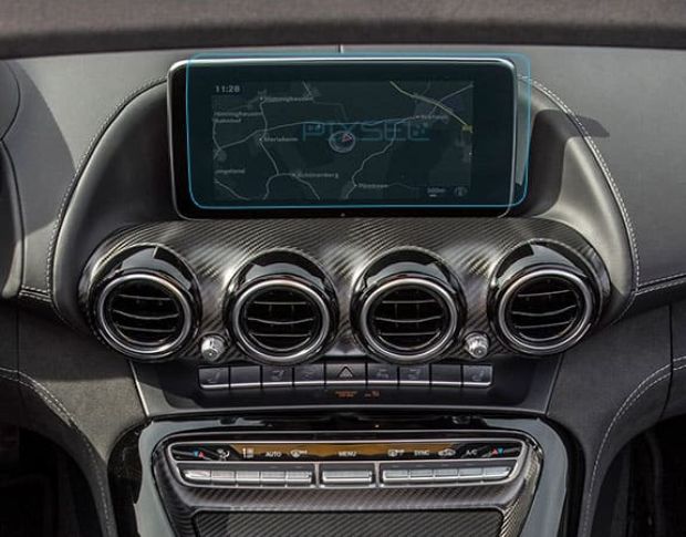 Защитное стекло Pixsel на монитор MERCEDES BENZ AMG GT 2 DOORS - 12.1“ 2015 - 2018 (гибридное мат)