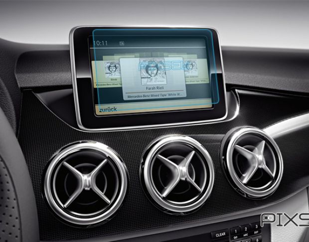 Защитное стекло Pixsel на монитор MERCEDES BENZ B-CLASS - 6.9“ 2013 - 2015 (гибридное мат)
