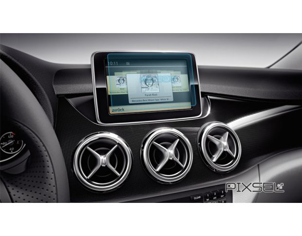 Защитное стекло Pixsel на монитор MERCEDES BENZ B-CLASS - 6.9“ 2016 - 2017 (гибридное глянец)
