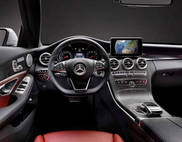 Защитное стекло Pixsel на монитор MERCEDES BENZ C-CLASS - 6.9“ 2015 - 2017 (гибридное глянец)