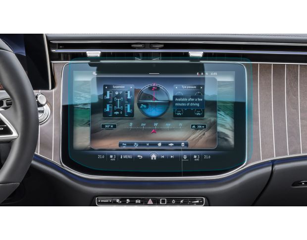 Захисне скло Pixsel на монітор MERCEDES BENZ E-CLASS - 16.6“ 2023 - (гібридне глянець)