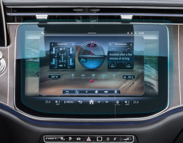 Захисне скло Pixsel на монітор MERCEDES BENZ E-CLASS - 16.6“ 2023 - (гібридне мат)
