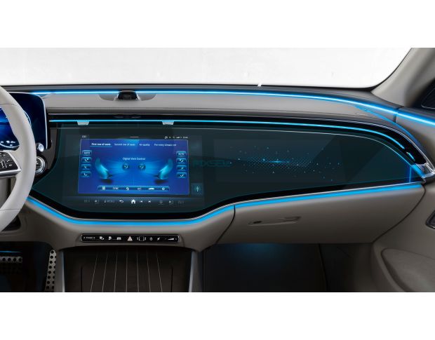 Захисне скло Pixsel на монітор MERCEDES BENZ E-CLASS - 36.1“ 2023 - (гібридне глянець)