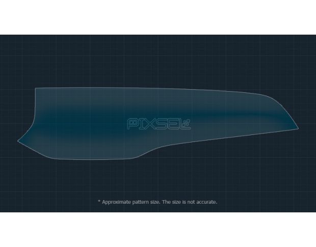 Захисне скло Pixsel на монітор MERCEDES BENZ E-CLASS - 36.1“ 2023 - (гібридне глянець)